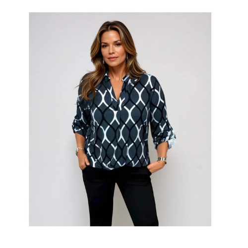 Esté | Geometrische Bluse