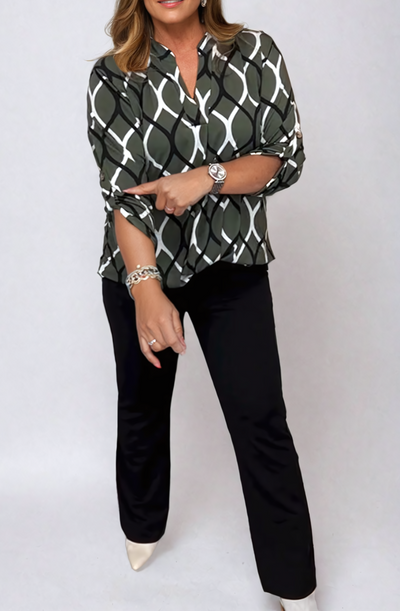 Esté | Geometrische Bluse
