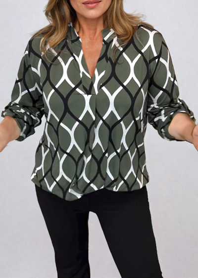 Esté | Geometrische Bluse