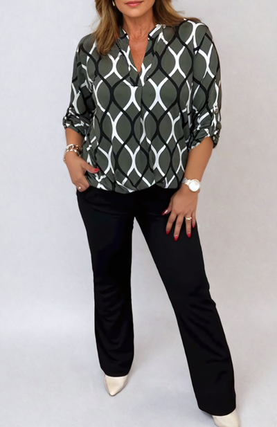 Esté | Geometrische Bluse