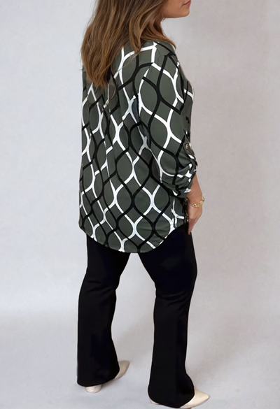 Esté | Geometrische Bluse