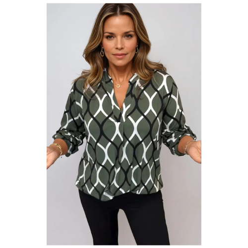 Esté | Geometrische Bluse