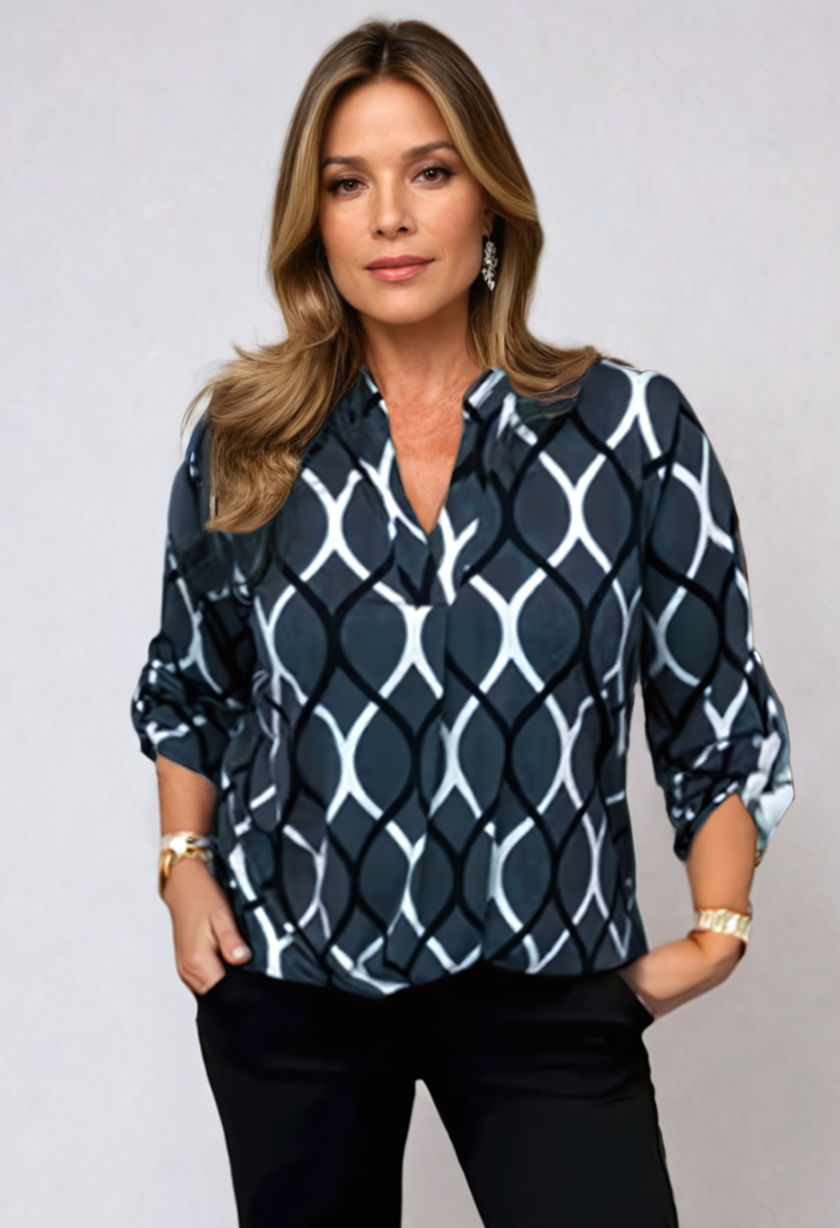 Esté | Geometrische Bluse