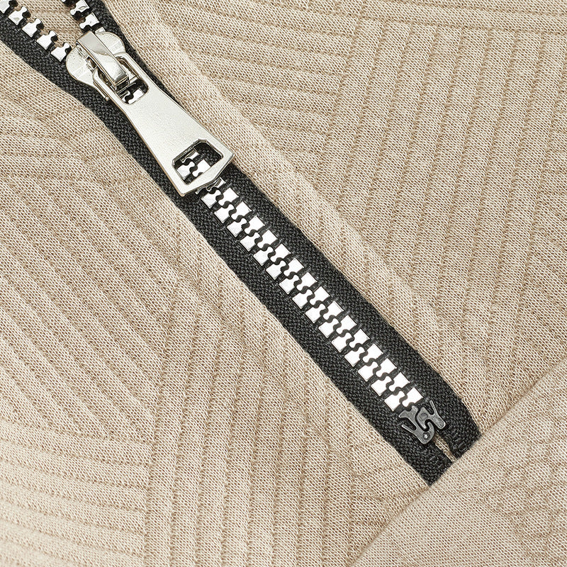 Victor | Strickpullover mit Zipper-Kragen