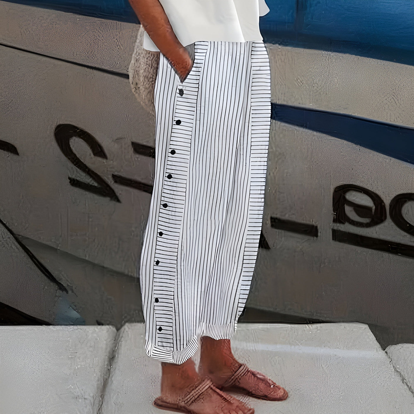 Dagny | Luftige Hose - Lissabon Stil